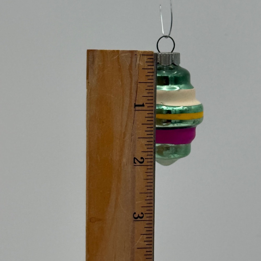 Vintage Shiny Brite West Germany Mercury Glass Christmas Ornament  Beehive - Picture 4 of 5